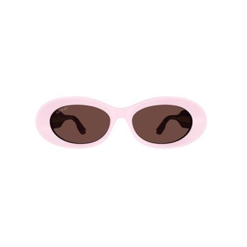 Gucci Rosa lila solglasögon för kvinnor Pink, Dam