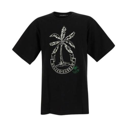Dolce & Gabbana Bomull T-shirt Black, Herr