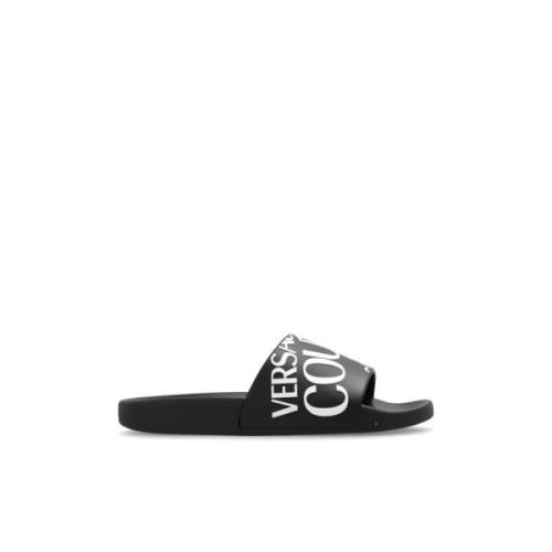 Versace Jeans Couture Sandaler med logotyp Black, Dam