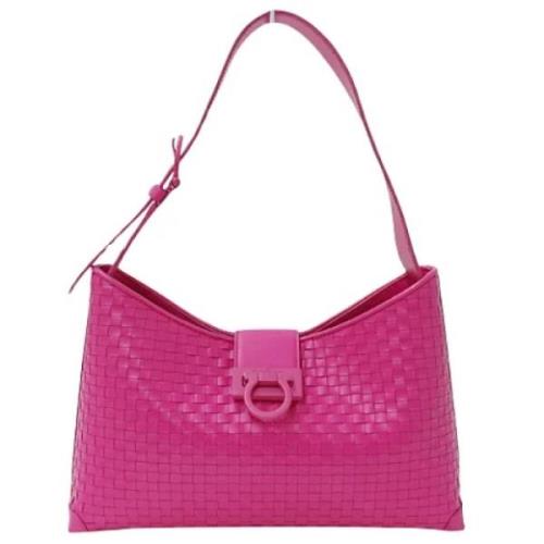 Salvatore Ferragamo Pre-owned Pre-owned Laeder axelremsvskor Pink, Dam