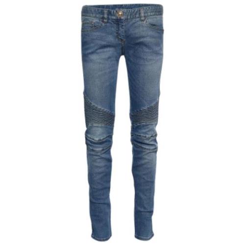 Balmain Pre-owned Pre-owned Denim jeans Blue, Dam
