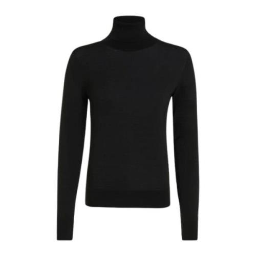 Calvin Klein Åtsittande polotröja med genomskinlig rygg Black, Dam