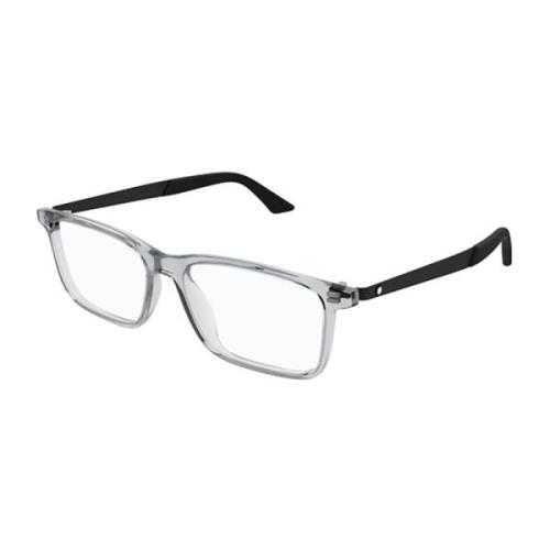 Montblanc Grå Optiska Glasögon för Män Gray, Herr
