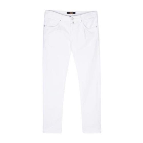 Incotex Blå Division Vita Jeans White, Herr