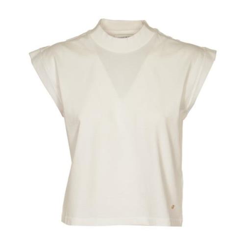 Anine Bing Vita T-shirts och Polos med Caspen Tee White, Dam