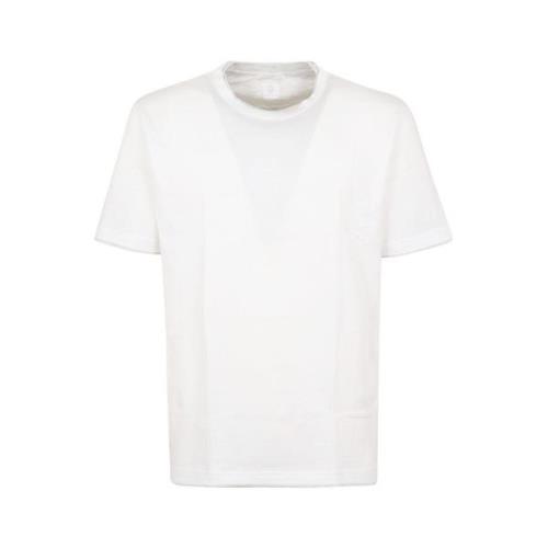 Eleventy Klassiska Crew-neck T-shirts White, Herr