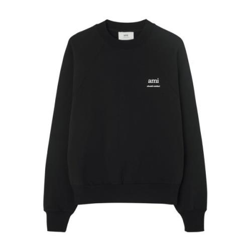 Ami Paris Svarta Sweaters av Alexandre Mattiussi Black, Herr