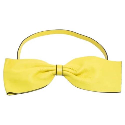 Valentino Vintage Pre-owned Tyg skrp Yellow, Dam