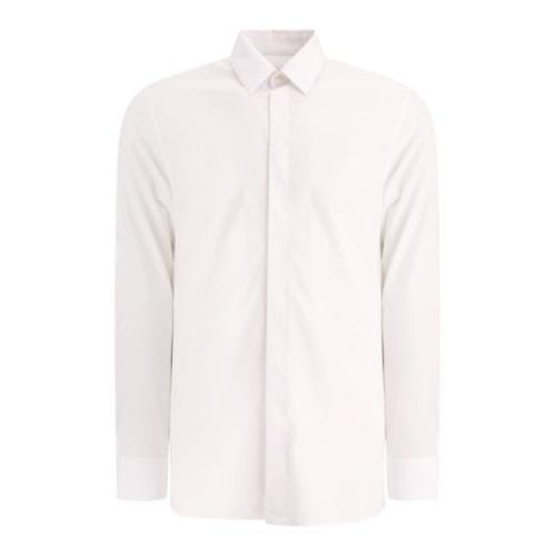 Givenchy Poplin Bomullsskjorta White, Herr