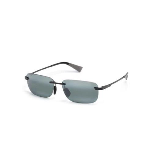 Maui Jim Svarta solglasögon med gråa linser Black, Unisex