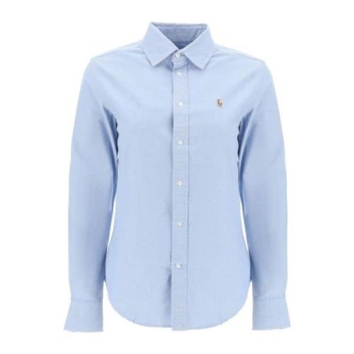 Ralph Lauren Klassisk Oxford Skjorta Blue, Dam