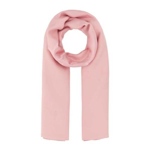 Alexander McQueen Rosa Silkesfoulard Sjal Pink, Dam