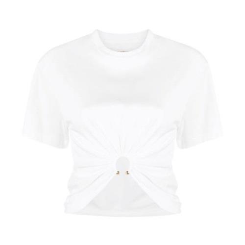 Paco Rabanne Beige T-shirts och Polos White, Dam