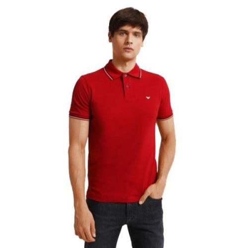 Emporio Armani Stiliga T-shirts och Polos Red, Herr