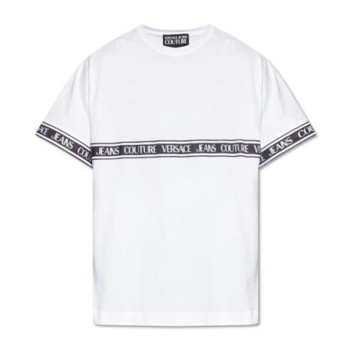 Versace Jeans Couture T-shirt med logotryck White, Herr