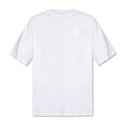 Versace Jeans Couture T-shirt med logotryck White, Herr