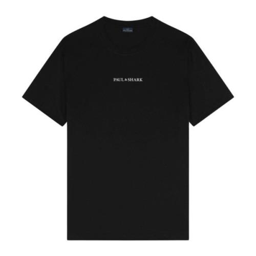 Paul & Shark Reflex Bomull Jersey T-shirt Black, Herr