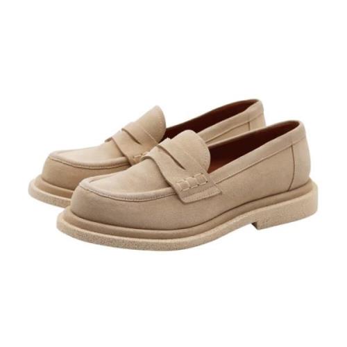 Bervicato Papyrus Loafers Beige, Dam