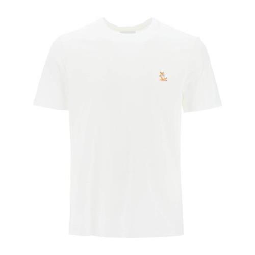 Maison Kitsuné Chillax Fox Crew-Neck T-Shirt White, Herr