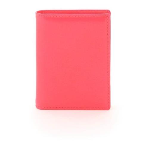 Comme des Garçons Super Fluo Liten Bifold Plånbok Pink, Herr