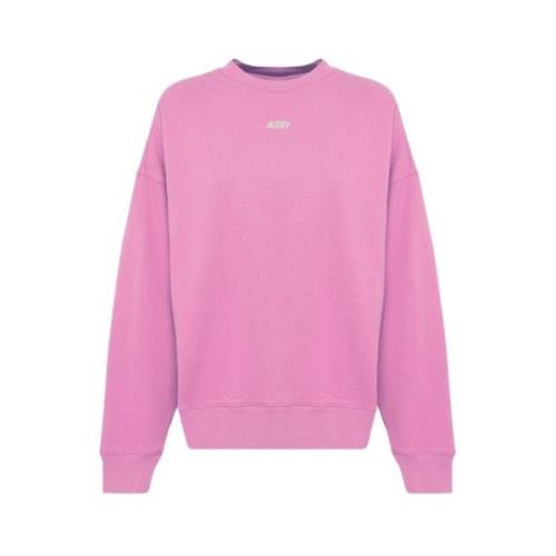 Autry Bi-Färgad Sweatshirt - Rosa Pink, Dam