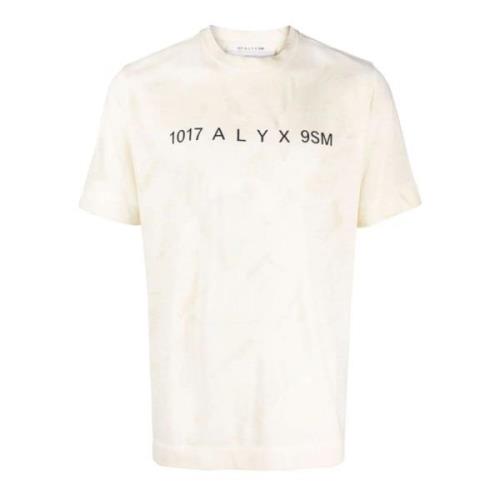 1017 Alyx 9SM Logo Print Bomull T-shirt White, Herr