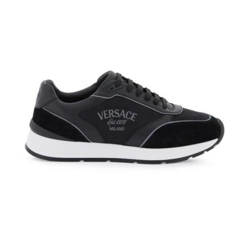 Versace Milano Sneakers med Barocco Mönster Multicolor, Herr