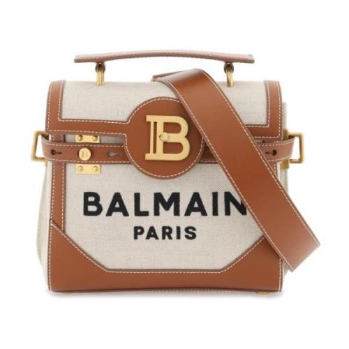 Balmain B-Buzz 23 Handväska Beige, Dam