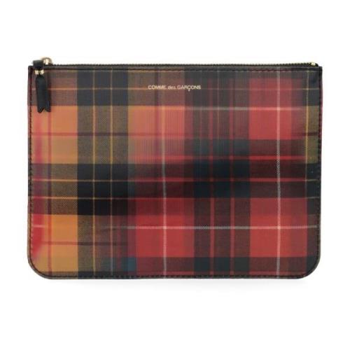 Comme des Garçons Lenticular Tartan Plånbok Red, Unisex