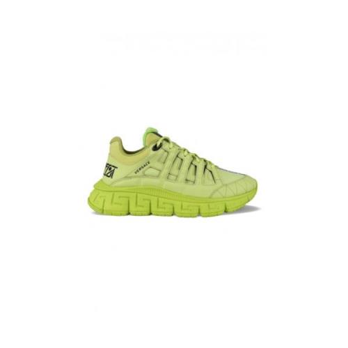 Versace Trigreca Sneakers i limegrön Green, Herr