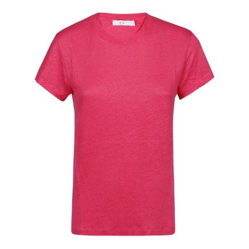 IRO Stilren Fushia Third T-Shirt Kvinnor Pink, Dam
