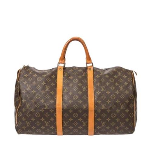 Louis Vuitton Vintage Pre-owned Canvas resvskor Brown, Dam