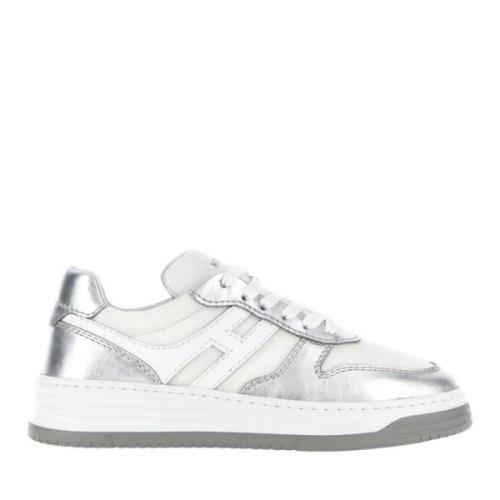 Hogan Vita Metallic Läder Sneakers Multicolor, Dam