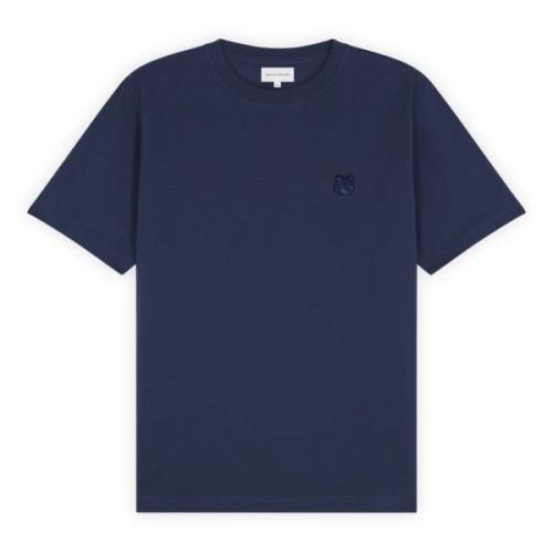 Maison Kitsuné Modig Räv Emblem T-shirt Blue, Herr