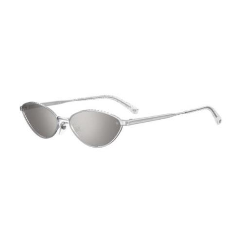 Chiara Ferragni Collection Silver Metal Sunglasses with Mirrored Grey ...