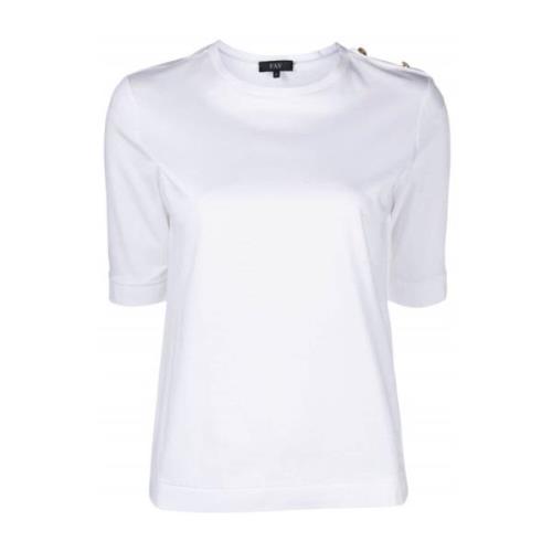Fay Stilren T-shirt med korta ärmar White, Dam