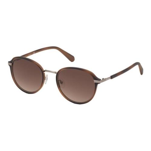 Guess Blonde Havana Sunglasses with Brown Shaded Lenses Brown, Herr