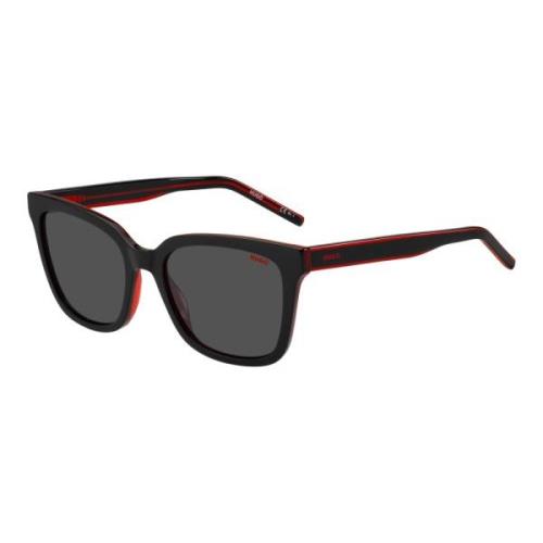 Hugo Boss Black Red/Grey Sunglasses Multicolor, Dam