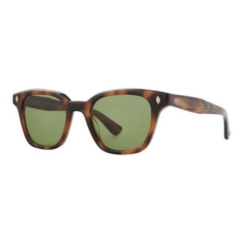 Garrett Leight Brun Semi-Flat Solglasögon Broadway SUN Brown, Unisex