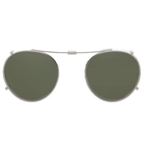Garrett Leight Silver Wilson Sunglasses Frames Gray, Unisex