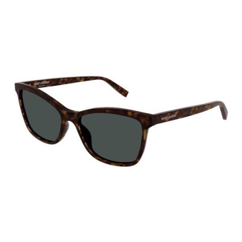 Saint Laurent Dark Havana/Grey Sunglasses SL 506 Brown, Dam