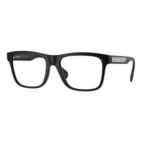 Burberry Matte Black Eyewear Frames Black, Unisex