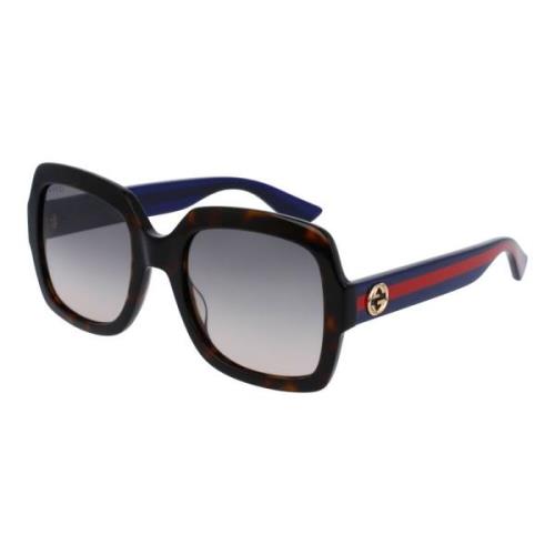 Gucci Havana/Grey Blue Shaded Sunglasses Brown, Dam