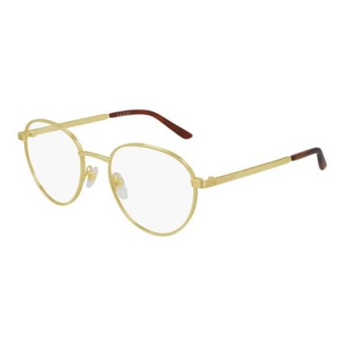 Gucci Guldglasögonbågar Yellow, Unisex