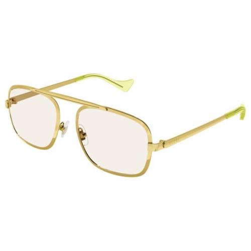 Gucci Gold/Yellow Sunglasses Yellow, Dam