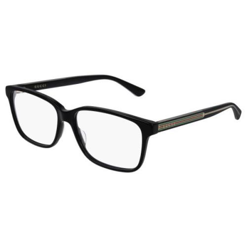 Gucci Black Eyewear Frames Black, Unisex