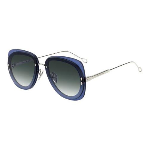 Isabel Marant Silver Blue/Grey Shaded Sunglasses Multicolor, Dam