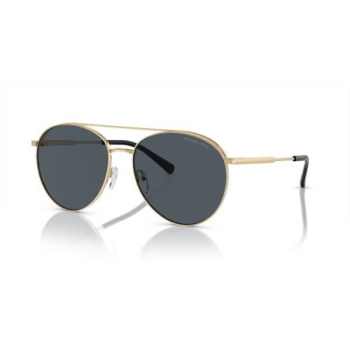 Michael Kors Arches Sunglasses in Pale Gold/Dark Grey Multicolor, Dam
