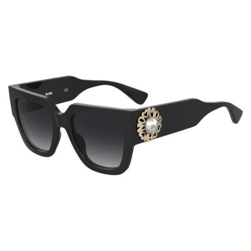 Moschino Black/Dark Grey Shaded Sunglasses Black, Dam