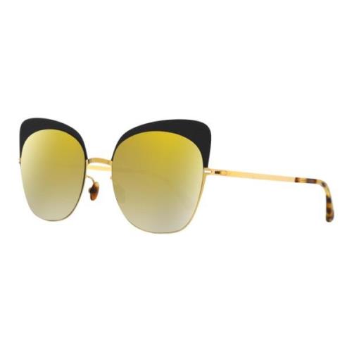 Mykita Shiny Gold Matte Black Sunglasses Anneli Multicolor, Unisex